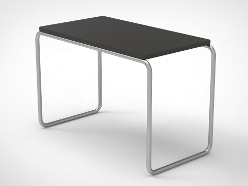 table on a double sled of bent steel tube, Karud